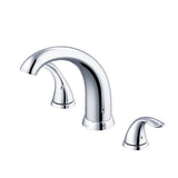 Gerber Plumbing - Viper 2H Roman Tub Trim Kit w/Out Spray Chrome - Chrome