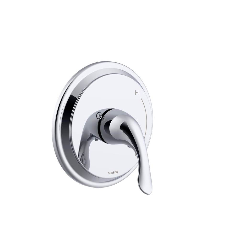 Gerber Plumbing - Viper 1H Valve Only Trim Kit & Treysta Cartridge Chrome - Chrome