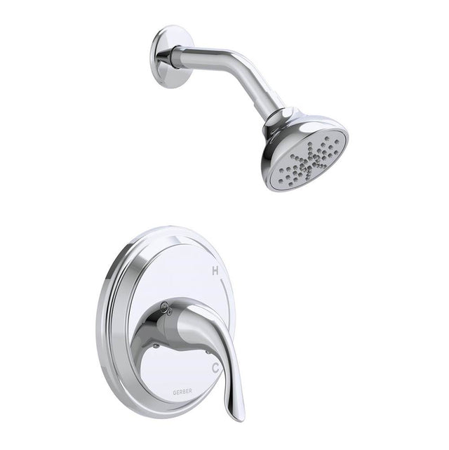 Gerber Plumbing - Viper 1H Shower Only Trim Kit & Treysta Cartridge 1.75gpm Chrome - Chrome