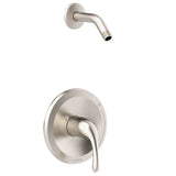 Gerber Plumbing - Maxwell 1H Shower Only Trim Kit & Treysta Cartridge Less Showerhead Brushed Nickel - Brushed Nickel