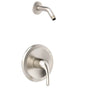 Gerber Plumbing - Maxwell 1H Shower Only Trim Kit & Treysta Cartridge Less Showerhead Brushed Nickel - Brushed Nickel