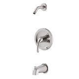 Gerber Plumbing - Maxwell 1H Tub & Shower Trim Kit & Treysta Cartridge Less Showerhead Chrome - Chrome