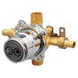 Gerber Plumbing - Treysta Tub & Shower Valve- Horizontal Inputs WITHOUT Stops- Crimp Pex - Chrome