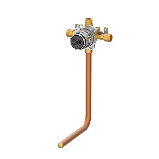 Gerber Plumbing - Treysta Tub & Shower Valve- Horizontal Inputs WITHOUT Stops WITH Stub-out - IPS/Sweat - Chrome