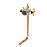 Gerber Plumbing - Treysta Tub & Shower Valve- Vertical Inputs WITH Stops WITH Stub-Out- Crimp Pex - Chrome