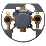 Treysta Tub & Shower Valve- Vertical Inputs WITH Stops- Crimp Pex