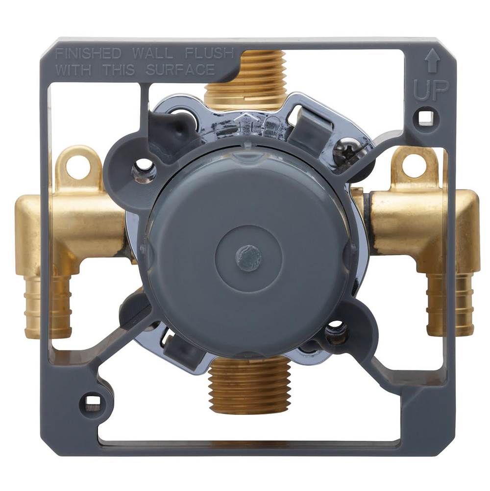 Treysta Tub & Shower Valve- Vertical Inputs WITHOUT Stops- Crimp Pex