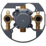 Treysta Tub & Shower Valve- Vertical Inputs WITH Stops- Cold Expansion Pex