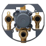 Treysta Tub & Shower Valve w/ Diverter- Vertical Inputs WITH Stops- Cold Expansion Pex
