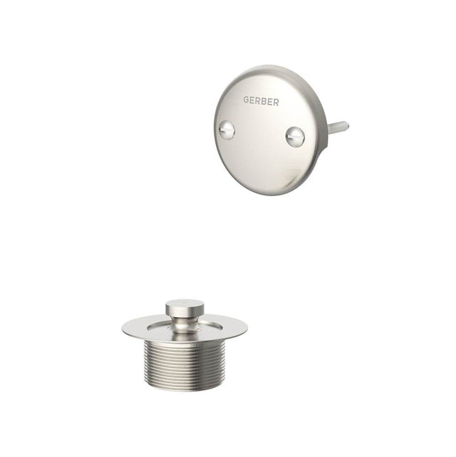 Gerber Plumbing - Gerber Classics Lift & Turn Drain Trim Kit Brushed Nickel - Brushed Nickel