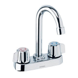 Gerber Classics 2H Bar Faucet w/ Metal Fluted Handles 1.75gpm Chrome