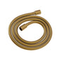 Gerber Plumbing - 59'' Metal Interlock Shower Hose Brushed Bronze - Brushed Bronze