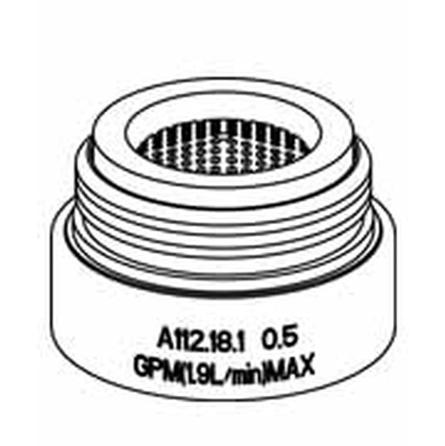 Gerber Plumbing - Aerator Kit 0.5gpm Spray Junior Male Vandal Proof Chrome - Chrome