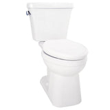 Elite 1.6gpf Simple CT ADA EL 10'' RI Combo: GAB21828 Bowl w/ GAL28895 Tank White