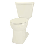 Gerber Plumbing - Elite 1.6gpf Simple CT ADA RF 12'' RI Combo: GAB2185209 Bowl w/ GAL2889009 Tank Biscuit - Biscuit
