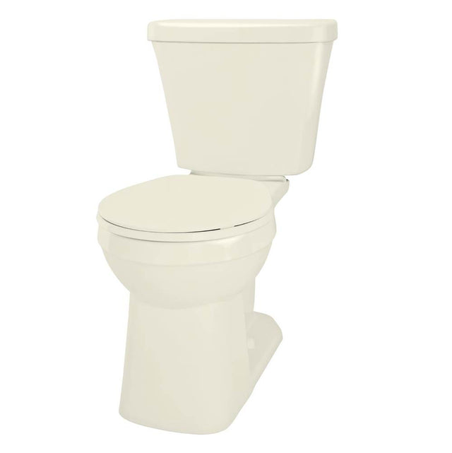 Gerber Plumbing - Elite 1.6gpf Simple CT ADA RF 12'' RI Combo: GAB2185209 Bowl w/ GAL2889009 Tank Biscuit - Biscuit