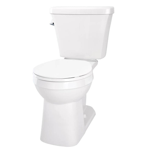 Gerber Plumbing - Elite 1.6gpf Simple CT ADA RF 12'' RI Combo: GAB21852 Bowl w/ GAL28890 Tank White - White