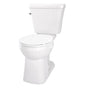 Gerber Plumbing - Elite 1.6gpf Simple CT ADA RF 12'' RI Combo: GAB21852 Bowl w/ GAL28890 Tank White - White