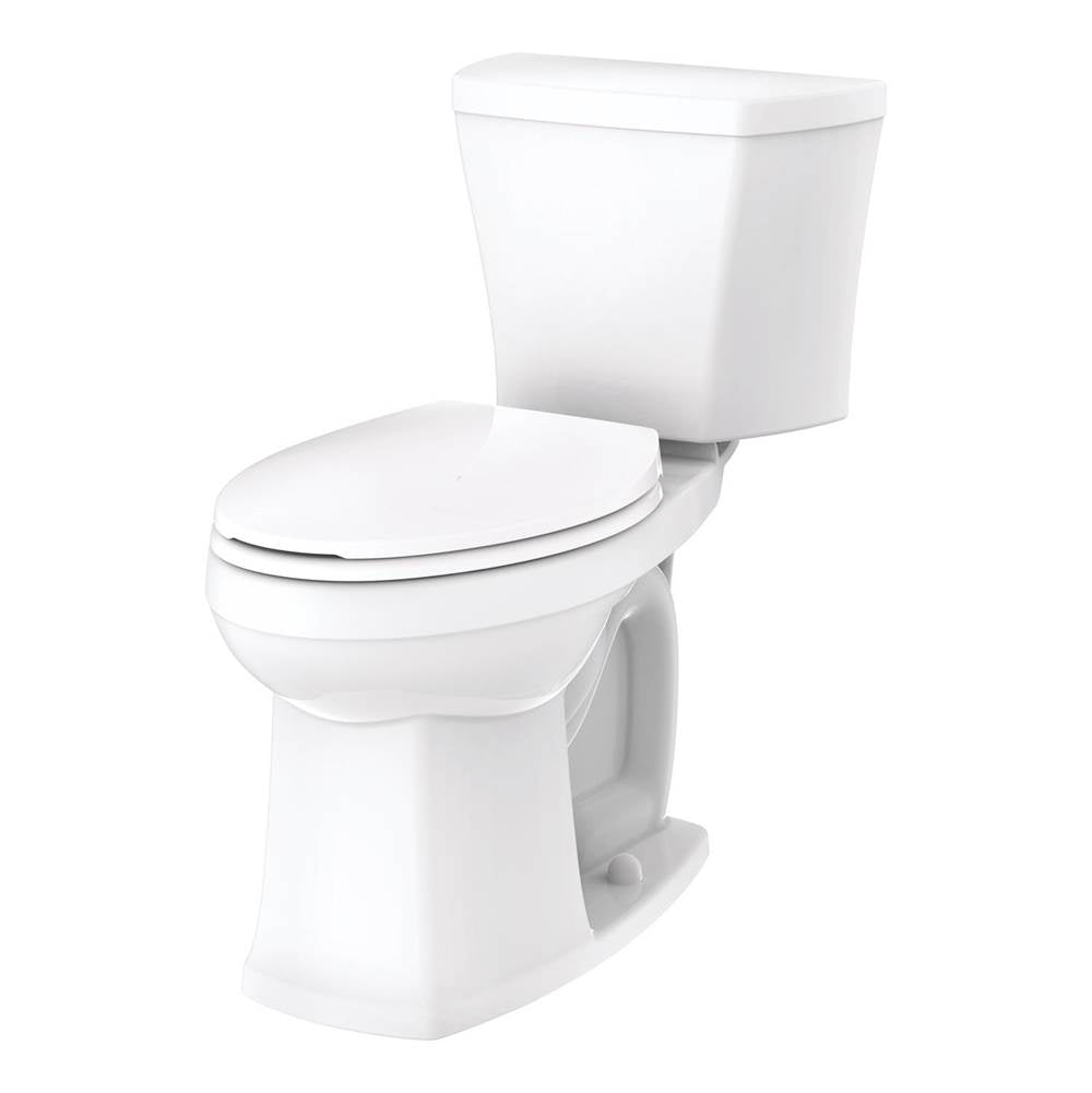 Gerber Plumbing - Avalanche 1.28gpf 12'' Rough-In Two Piece EL ADA Combo: GAV31828 Bowl w/ GWS38890 Tank - White