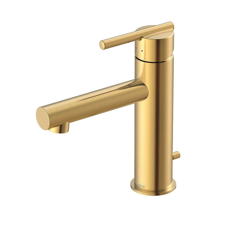 Gerber Plumbing - Parma 1H Lavatory Faucet Straight Spout w/ Metal Pop-Up Drain 1.2gpm Brushed Bronze - Brushed Bronze