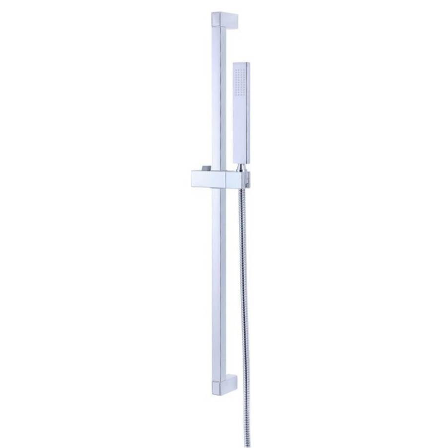 Versa Square 30'' Slide Bar Assembly w/ Single Function Rectangular Handshower 1.75gpm Chrome