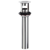Gerber Plumbing - 1 1/4'' Metal Grid Strainer Assembly with Overflow Brushed Bronze - Brushed Bronze