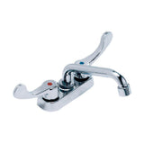 Commercial Two Wrist Blade Handle Laundry Tub Faucet Chrome