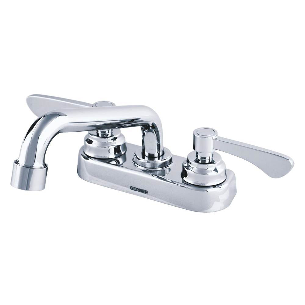 Gerber Plumbing - Commercial Two Lever Handle Laundry Tub Faucet Chrome - Chrome