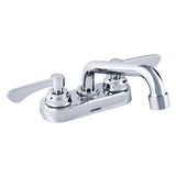 Commercial Two Lever Handle Laundry Tub Faucet Chrome