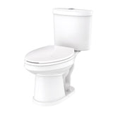 Gerber Plumbing - Maxwell SE Dual Flush 1.1/1.6gpf EL 10'' RI Combo: GSE21162 Bowl w/ GDF28195 Tank White - White