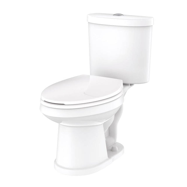 Gerber Plumbing - Maxwell SE Dual Flush 1.1/1.6gpf EL 10'' RI Combo: GSE21162 Bowl w/ GDF28195 Tank White - White