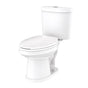 Gerber Plumbing - Maxwell SE Dual Flush 1.1/1.6gpf EL 10'' RI Combo: GSE21162 Bowl w/ GDF28195 Tank White - White