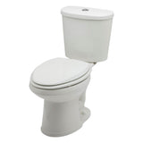 Gerber Plumbing - Maxwell SE Dual Flush 1.1/1.6gpf EL 12'' RI Combo: GSE21162 Bowl w/ GDF28190 Tank White - White