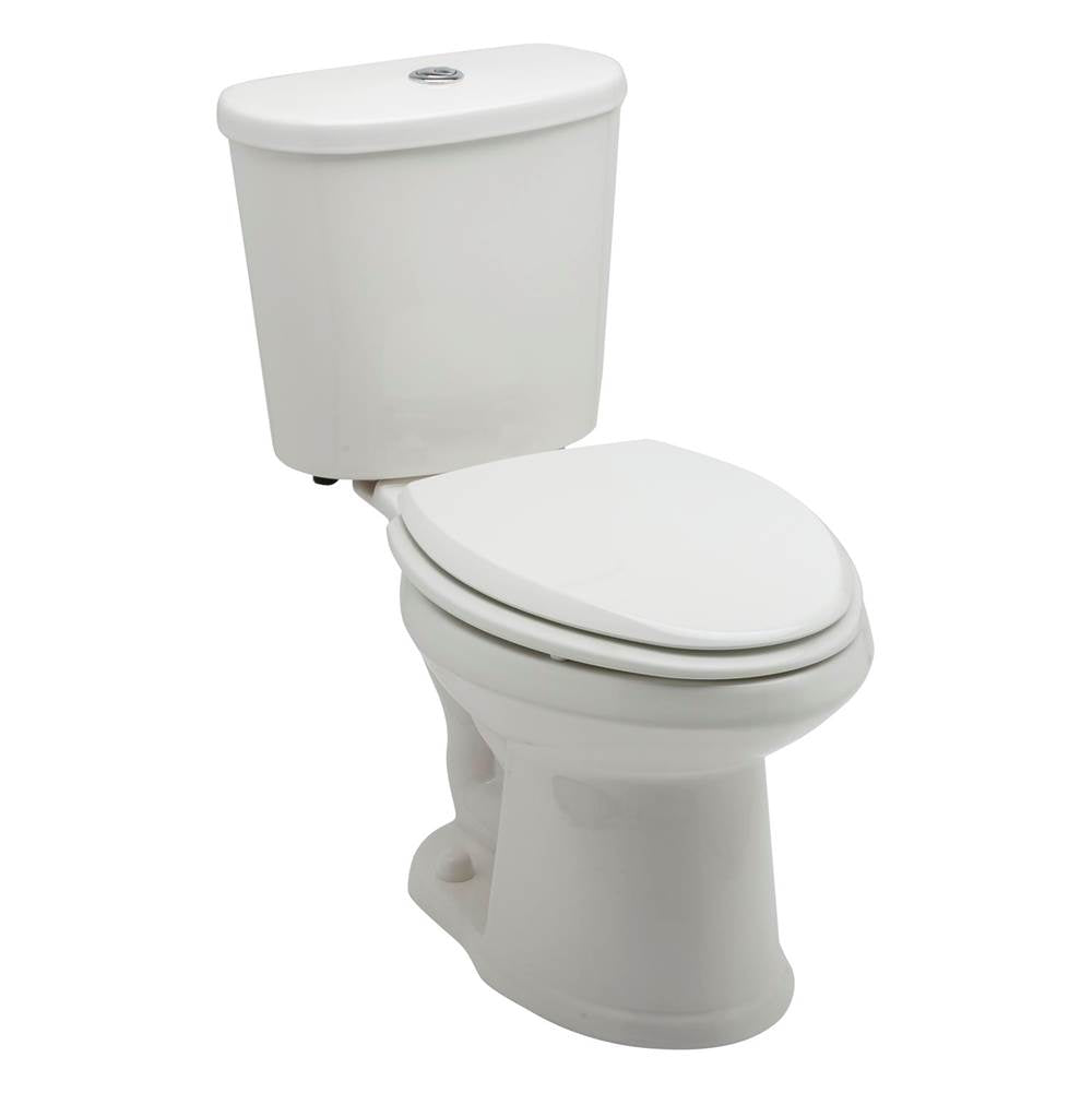 Maxwell SE Dual Flush 1.1/1.6gpf EL 12'' RI Combo: GSE21162 Bowl w/ GDF28190 Tank White