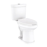 Maxwell SE Dual Flush 1.1/1.6gpf ADA EL 10'' RI Combo: GSE21128 Bowl w/ GDF28195 Tank White