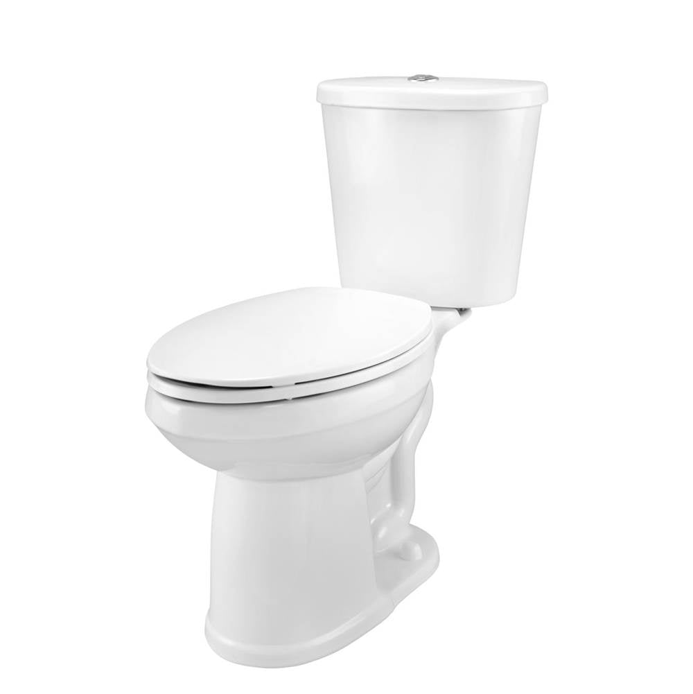 Gerber Plumbing - Maxwell SE Dual Flush 1.1/1.6gpf ADA EL 12'' RI Combo: GSE21128 Bowl w/ GDF28190 Tank White - White