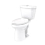 Gerber Plumbing - Viper 0.9/1.1gpf Dual Flush EL 12'' RI Combo: GWS21528 Bowl w/ GDF28528 Tank White - White