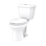 Gerber Plumbing - Viper 0.9/1.1gpf Dual Flush RF 12'' RI Combo: GWS21551 Bowl w/ GDF28528 Tank White - White