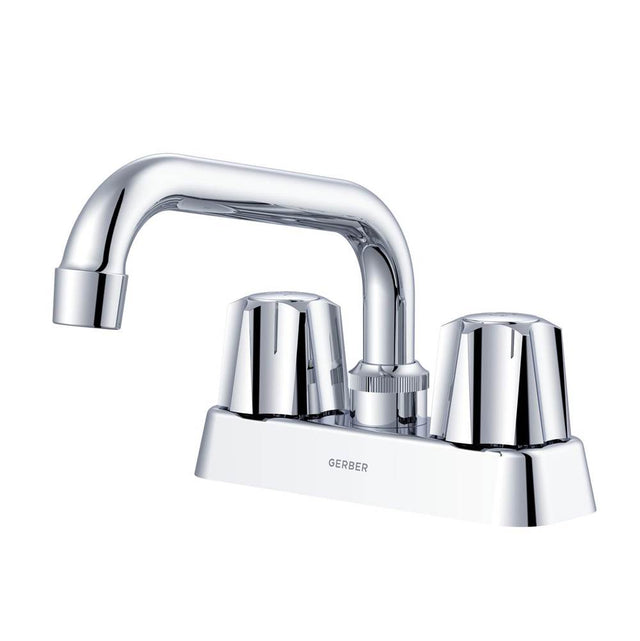 Gerber Plumbing - Maxwell 2H Laundry Faucet - Washerless - Metal Handles - Chrome