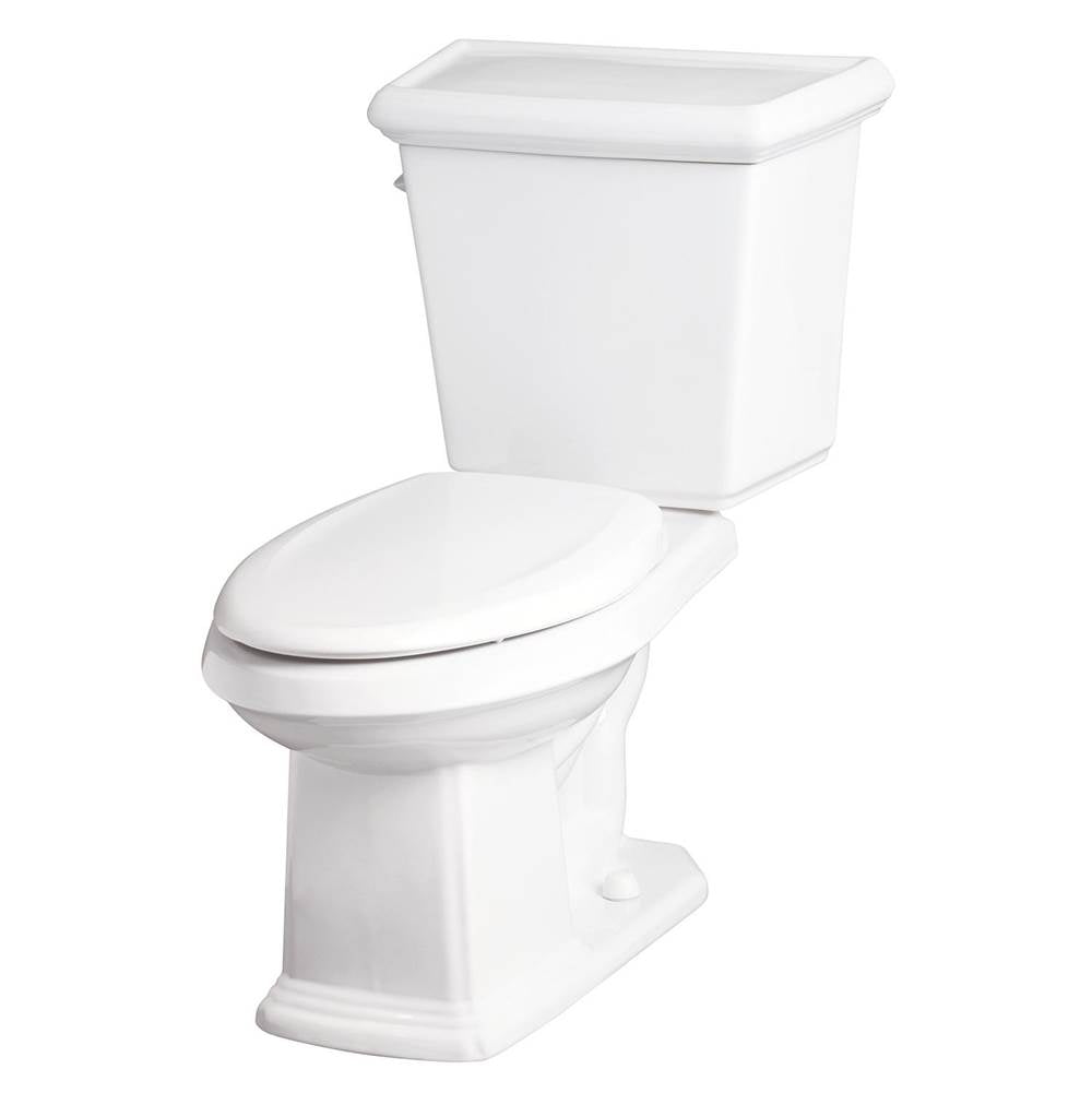 Gerber Plumbing - Logan Square 1.28gpf EL 12'' RI Combo: GHE21532 Bowl w/ GHE28530 Tank White - White