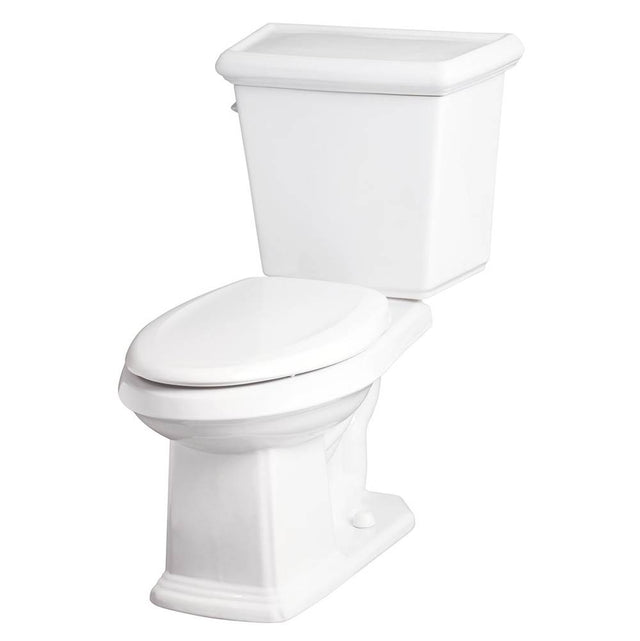 Gerber Plumbing - Logan Square 1.28gpf EL 12'' RI Combo: GHE21532 Bowl w/ GHE28530 Tank White - White