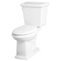 Gerber Plumbing - Logan Square 1.28gpf ADA EL 12'' RI Combo: GHE21538 Bowl w/ GHE28530 Tank White - White