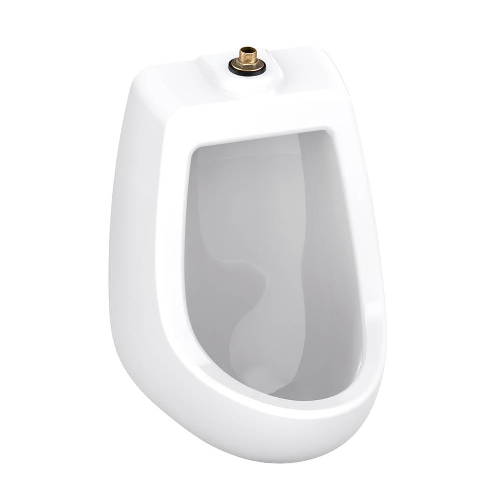 North Point 0.125/0.5/1.0gpf Urinal Washout Top Spud Half Stall White