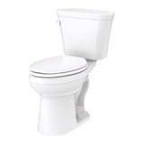 Gerber Plumbing - Viper 1.28gpf 12'' RI ADA EL Compact Combo: GHE31872 Bowl w/ GWS38595 Tank White - White