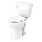Gerber Plumbing - Viper 1.28gpf 12'' RI ADA EL Compact Combo: GHE31872 Bowl w/ GWS38595 Tank White - White