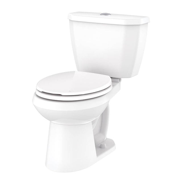Gerber Plumbing - Viper 0.8gpf RF 10'' RI Combo: GWS21551 Bowl w/ GLF28595 Tank White - White