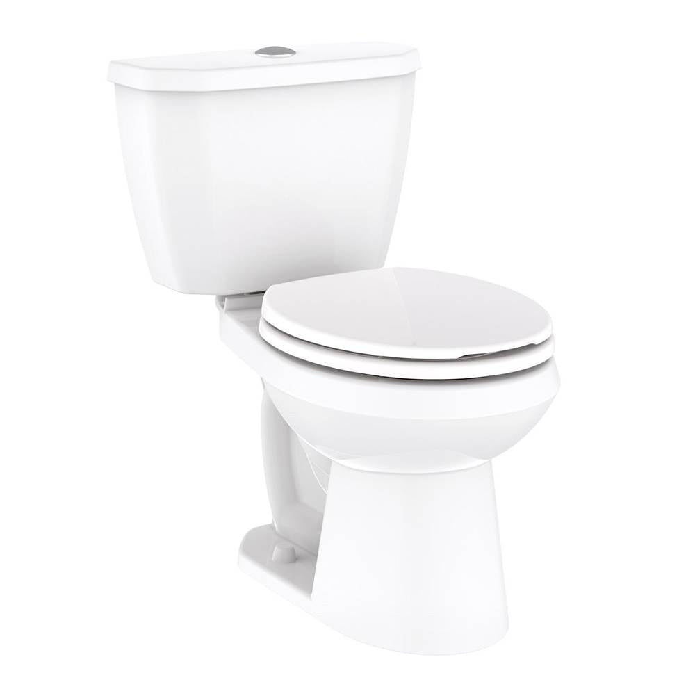 Viper 0.8gpf RF 12'' RI Combo: GWS21551 Bowl w/ GLF28528 Tank White