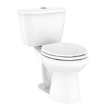 Viper 0.8gpf RF 12'' RI Combo: GWS21551 Bowl w/ GLF28528 Tank White