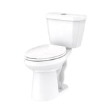 Gerber Plumbing - Viper 0.8gpf ADA EL 12'' RI Combo: GWS21528 Bowl w/ GLF28528 Tank White - White