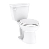 Viper 0.8gpf RF 12'' RI Combo: GWS21551 Bowl w/ GLF28580 With Lever Tank White